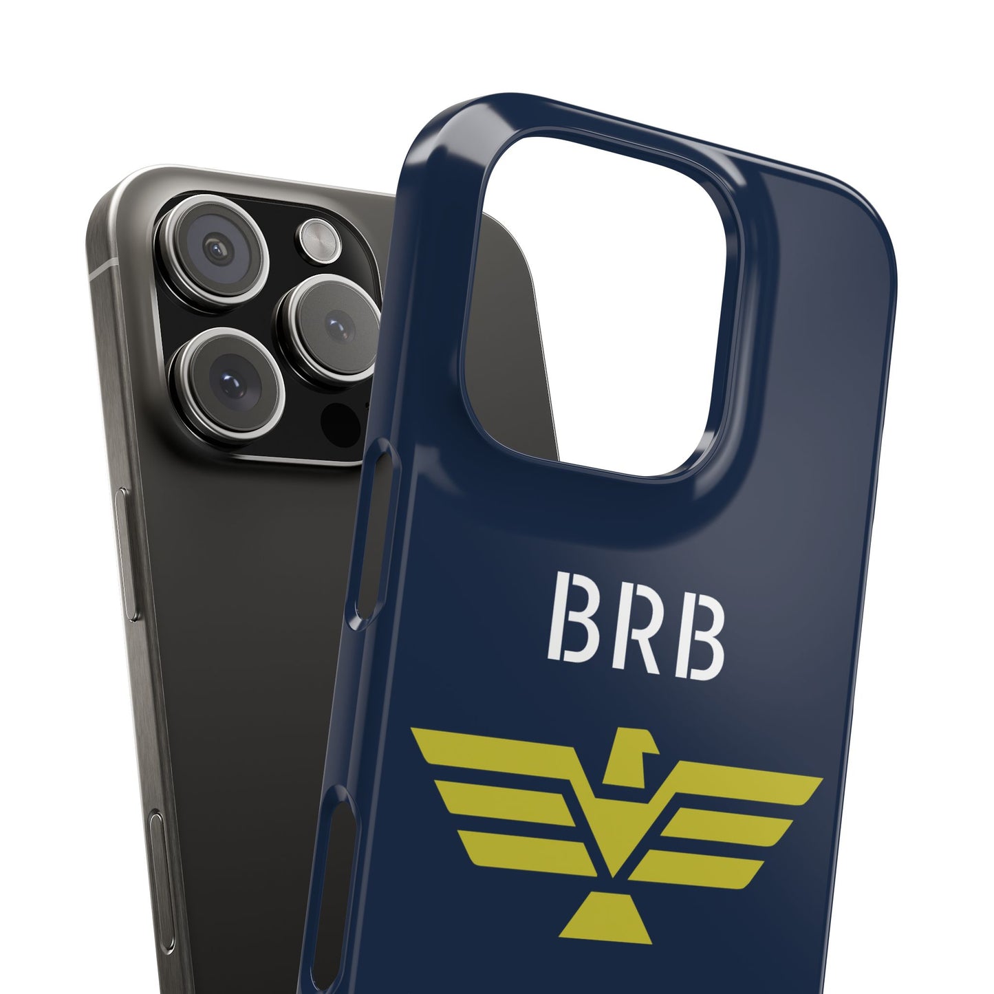 iPhone Case - 'BRB Going Flying' Slim Phone Case with Lloyd Industries Logo
