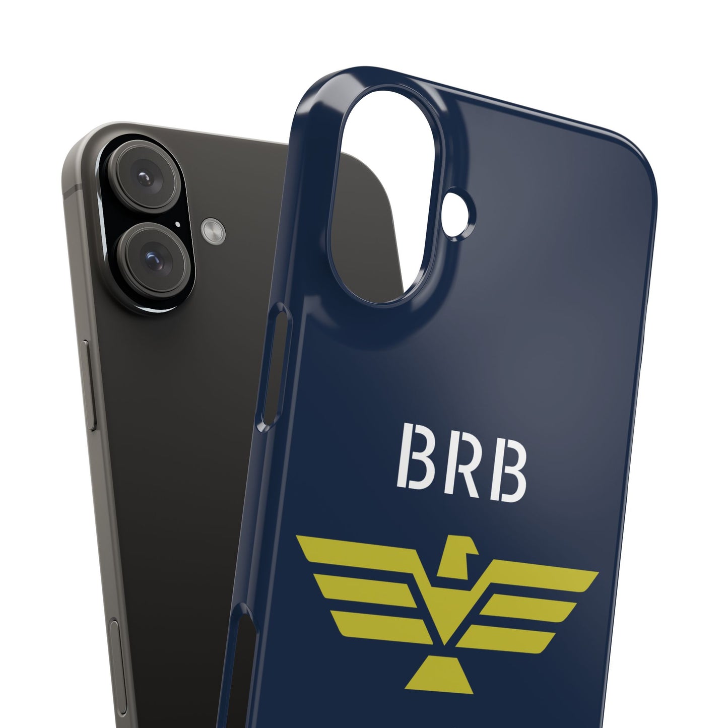 iPhone Case - 'BRB Going Flying' Slim Phone Case with Lloyd Industries Logo