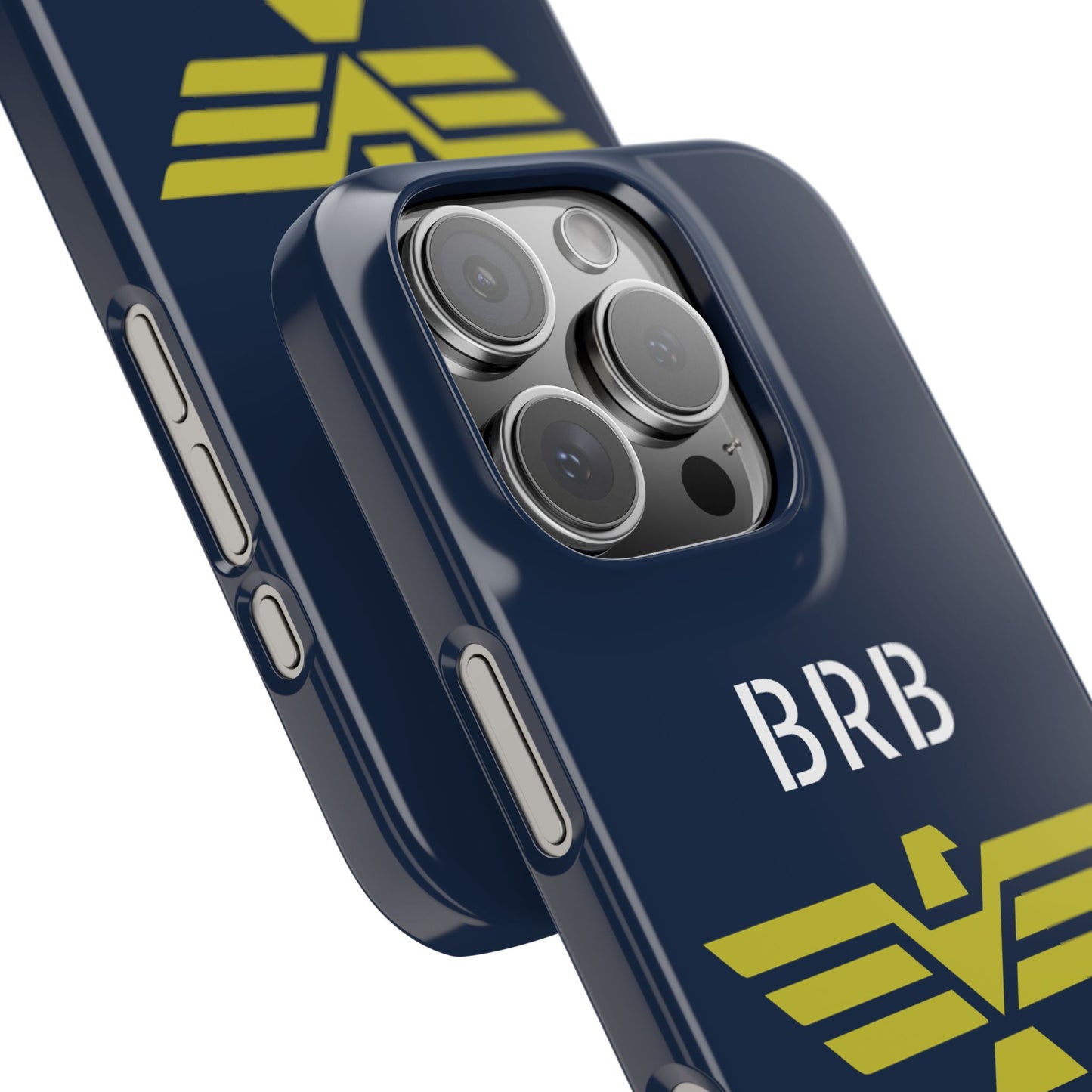 iPhone Case - 'BRB Going Flying' Slim Phone Case with Lloyd Industries Logo