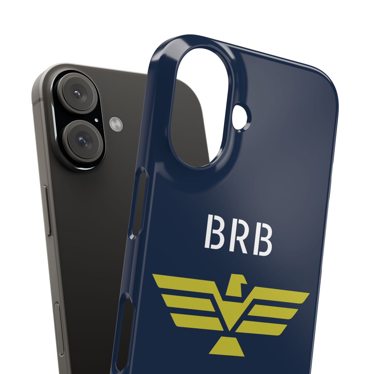 iPhone Case - 'BRB Going Flying' Slim Phone Case with Lloyd Industries Logo
