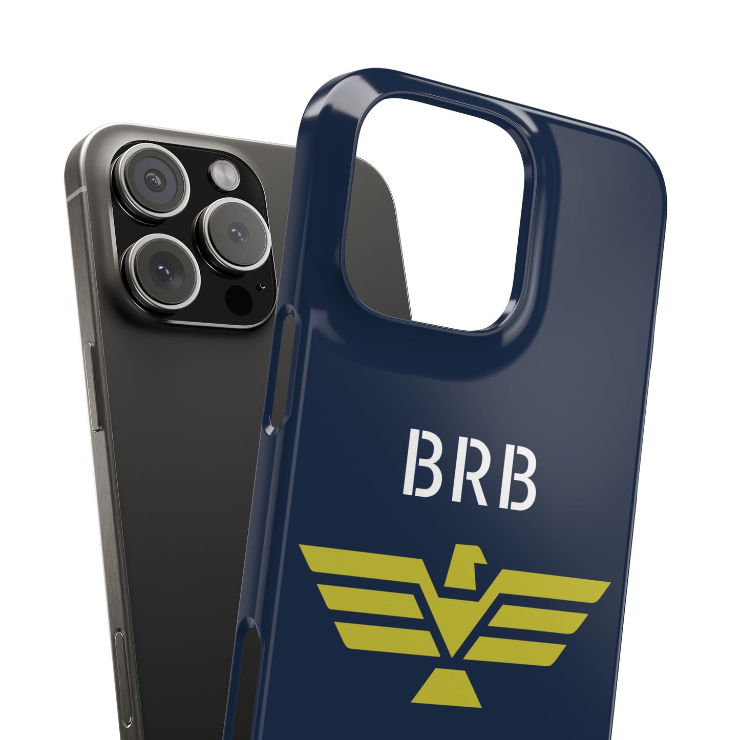 iPhone Case - 'BRB Going Flying' Slim Phone Case with Lloyd Industries Logo